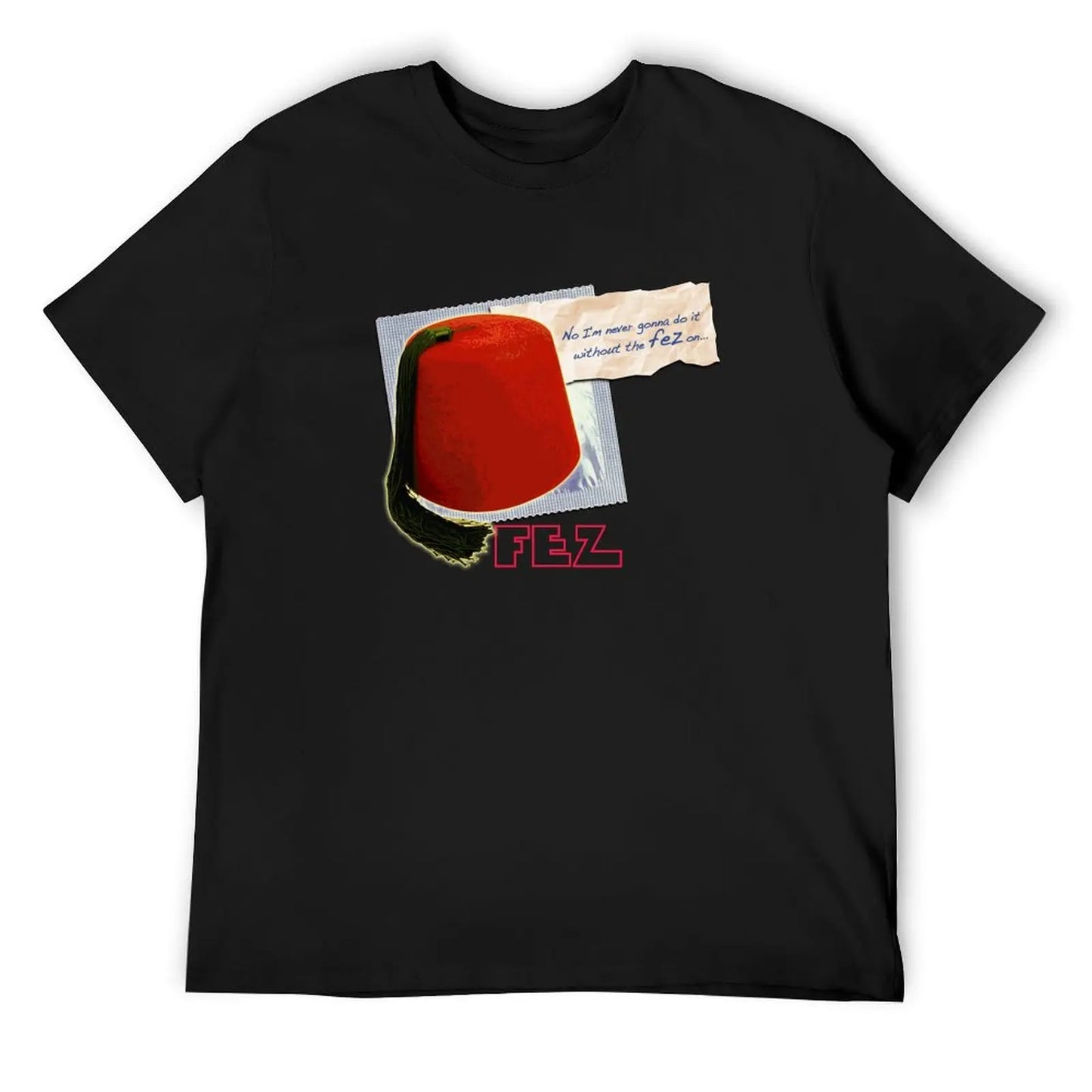 FEZ T-Shirt shirts graphic tee man t shirt graphic t shirt vintage mens t shirts pack