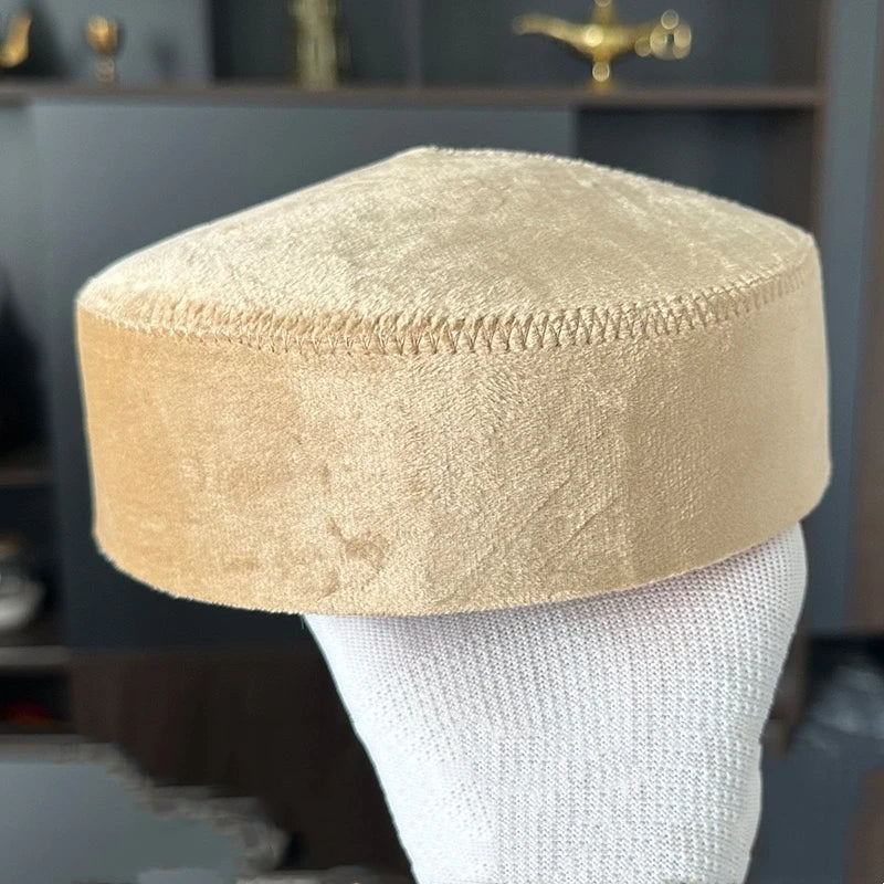 Freeshipping Muslim Caps For Men Women Colthing Cotton Hat Turkey Kufi Islamic Kippah Hijab Jewish Turban Autumn Winter 03433