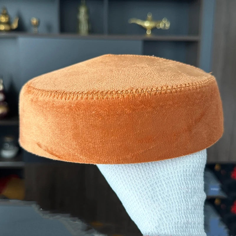 Freeshipping Muslim Caps For Men Women Colthing Cotton Hat Turkey Kufi Islamic Kippah Hijab Jewish Turban Autumn Winter 03433