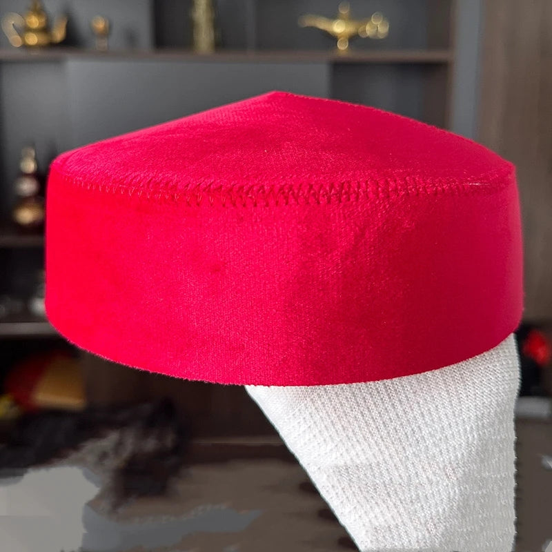 Freeshipping Muslim Caps For Men Women Colthing Cotton Hat Turkey Kufi Islamic Kippah Hijab Jewish Turban Autumn Winter 03433